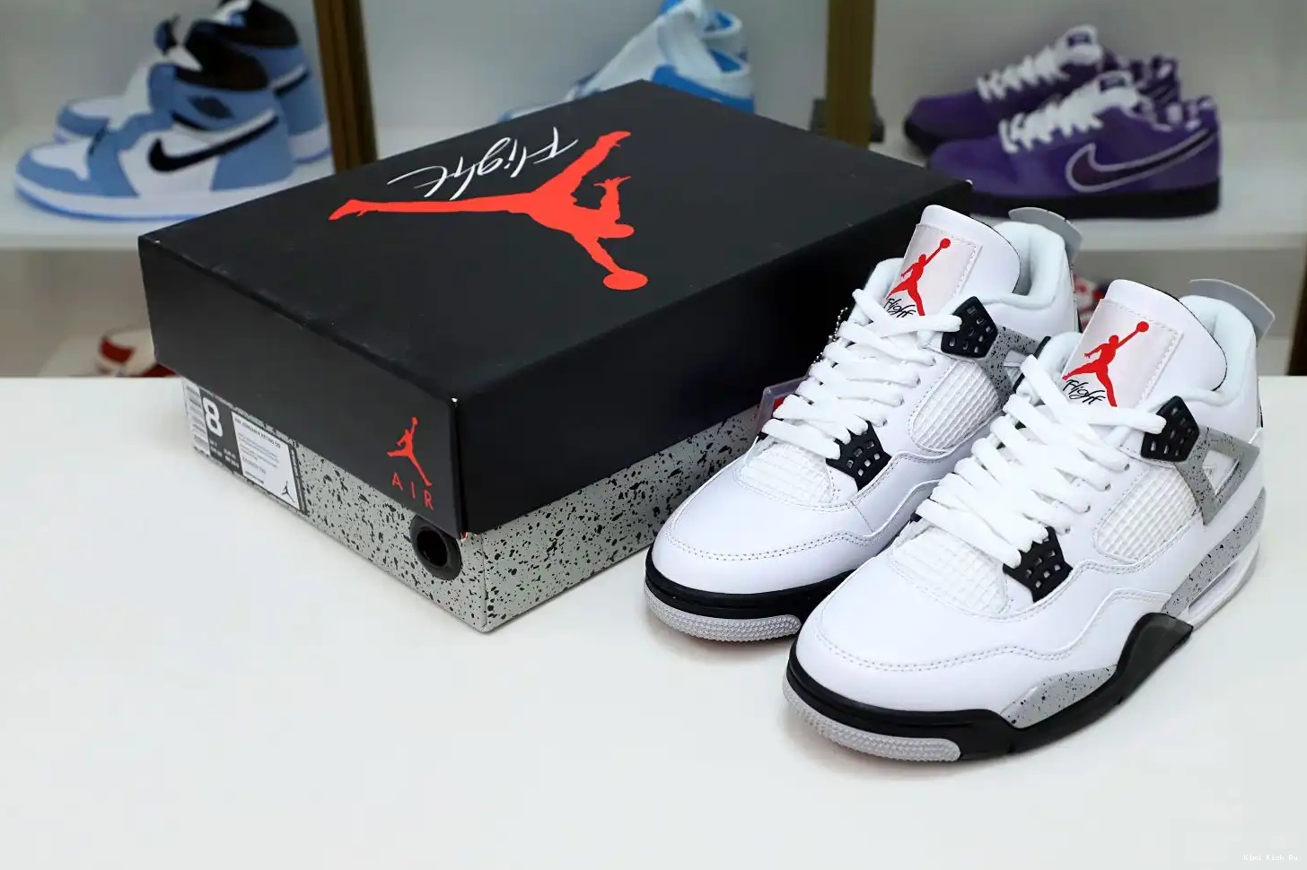 Air 4 Jordan Cement White Retro Kimikick 0817